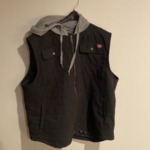 Wrangler hooded sleeveless vest